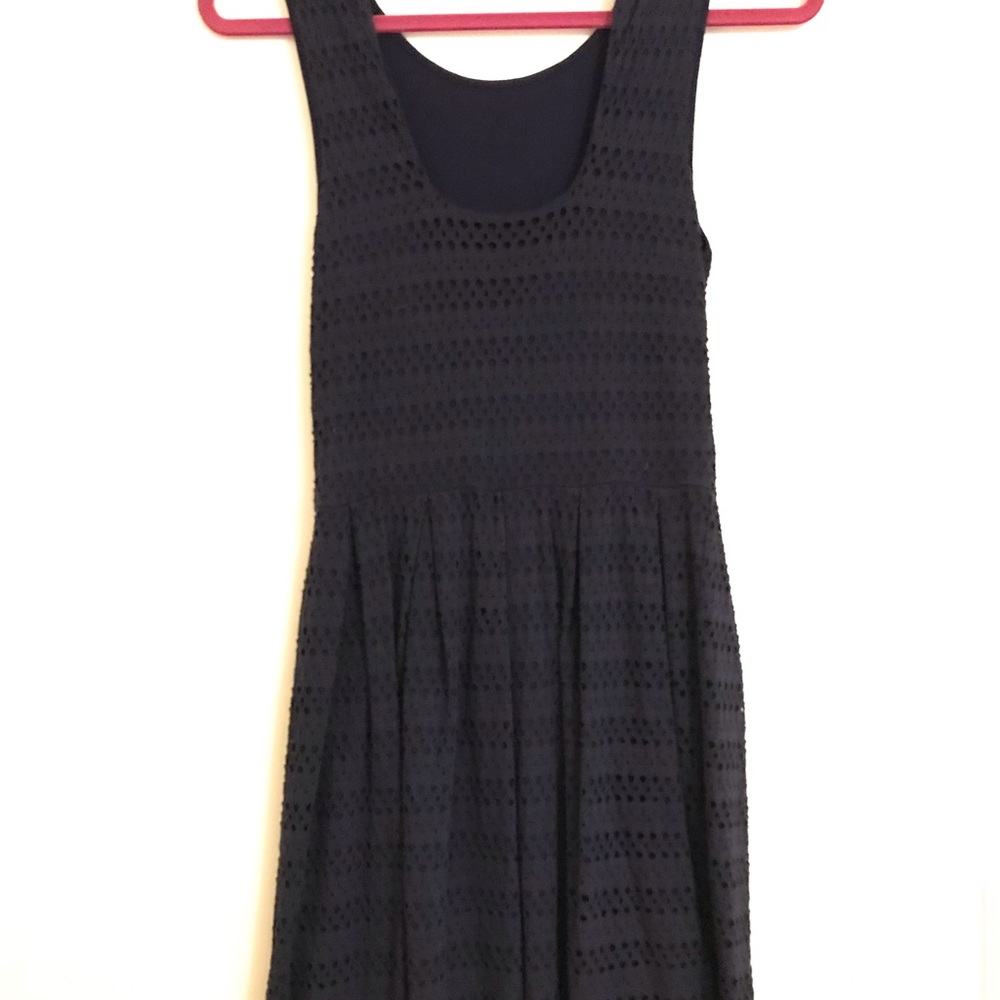 EightSixty Navy Blue Cut Out Dress - Size S